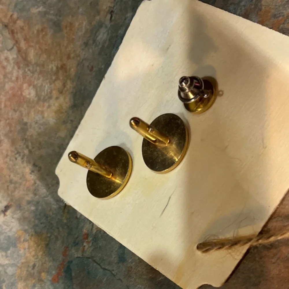 MEN ACCESSORIES Vintage Cufflinks and matching tie pin